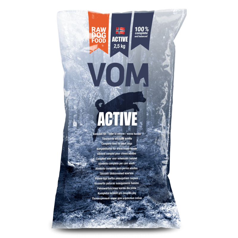 VOM Active Orginal pulla pakkaus 4x2.5kg